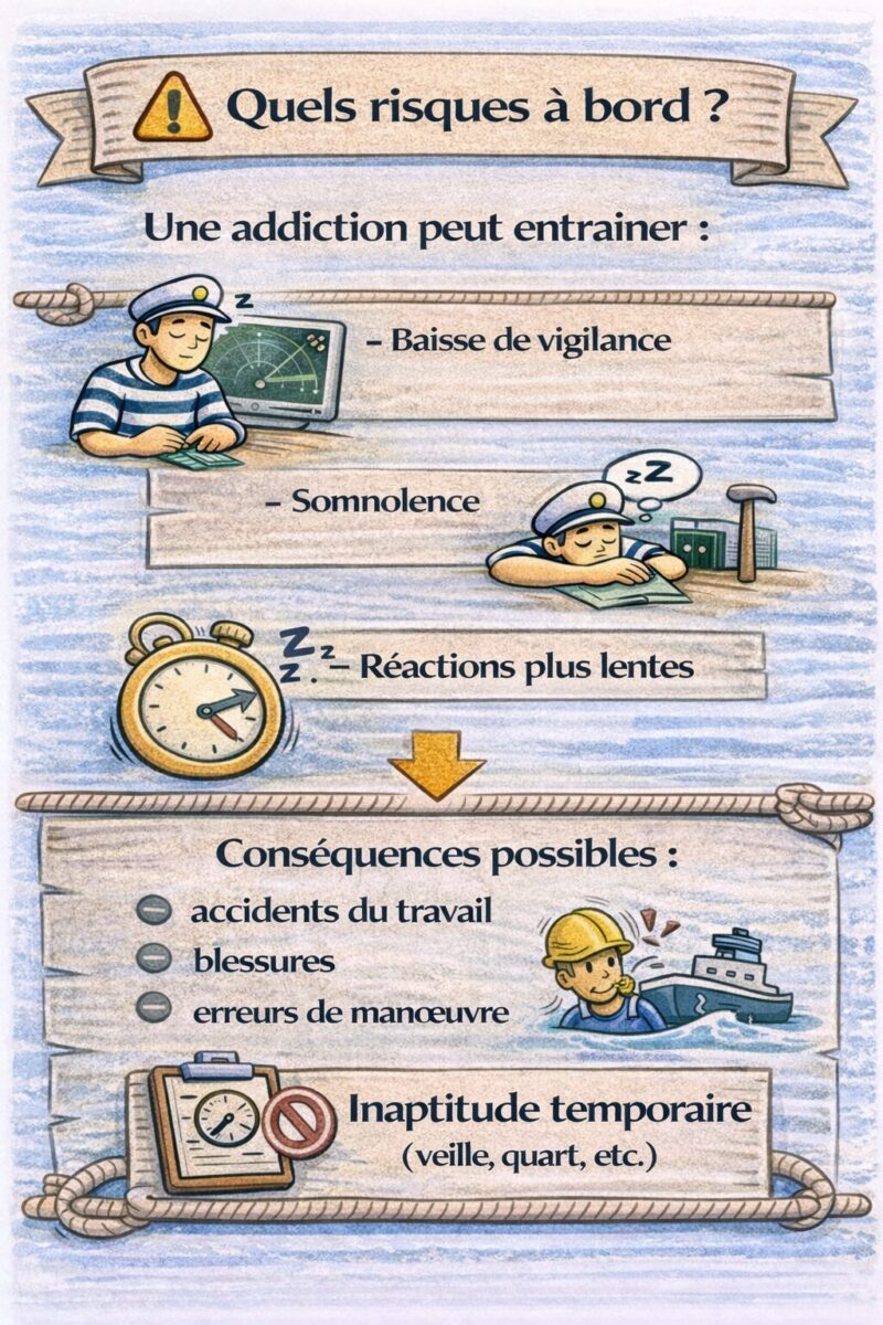 Illustration : Quels risques à bord