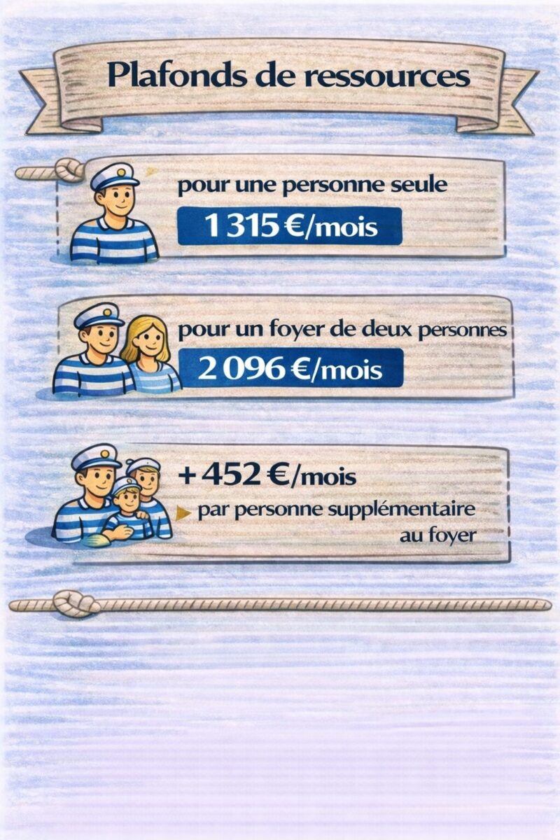 Illustration : Plafonds de ressources